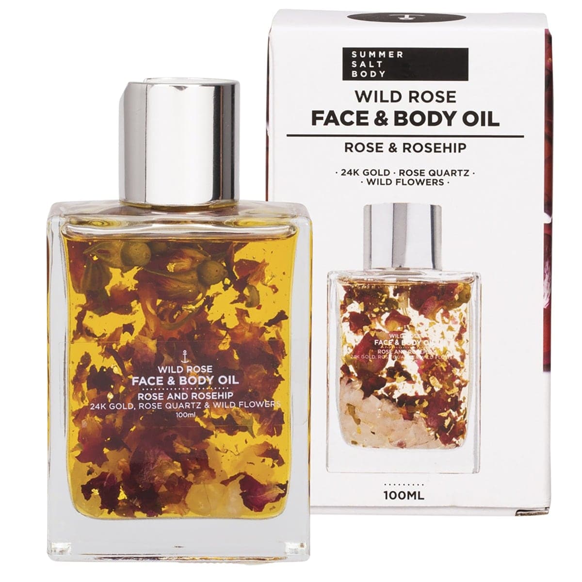 Thumbnail SUMMER SALT BODY Face & Body Oil with 24K Gold Wild Rose 100ml