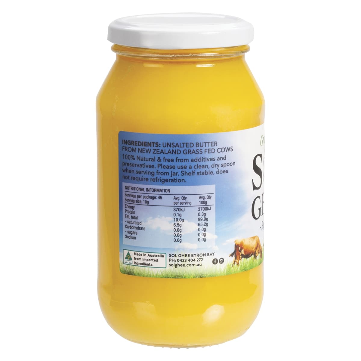 Thumbnail Sol Organics Grass Fed Ghee 450g