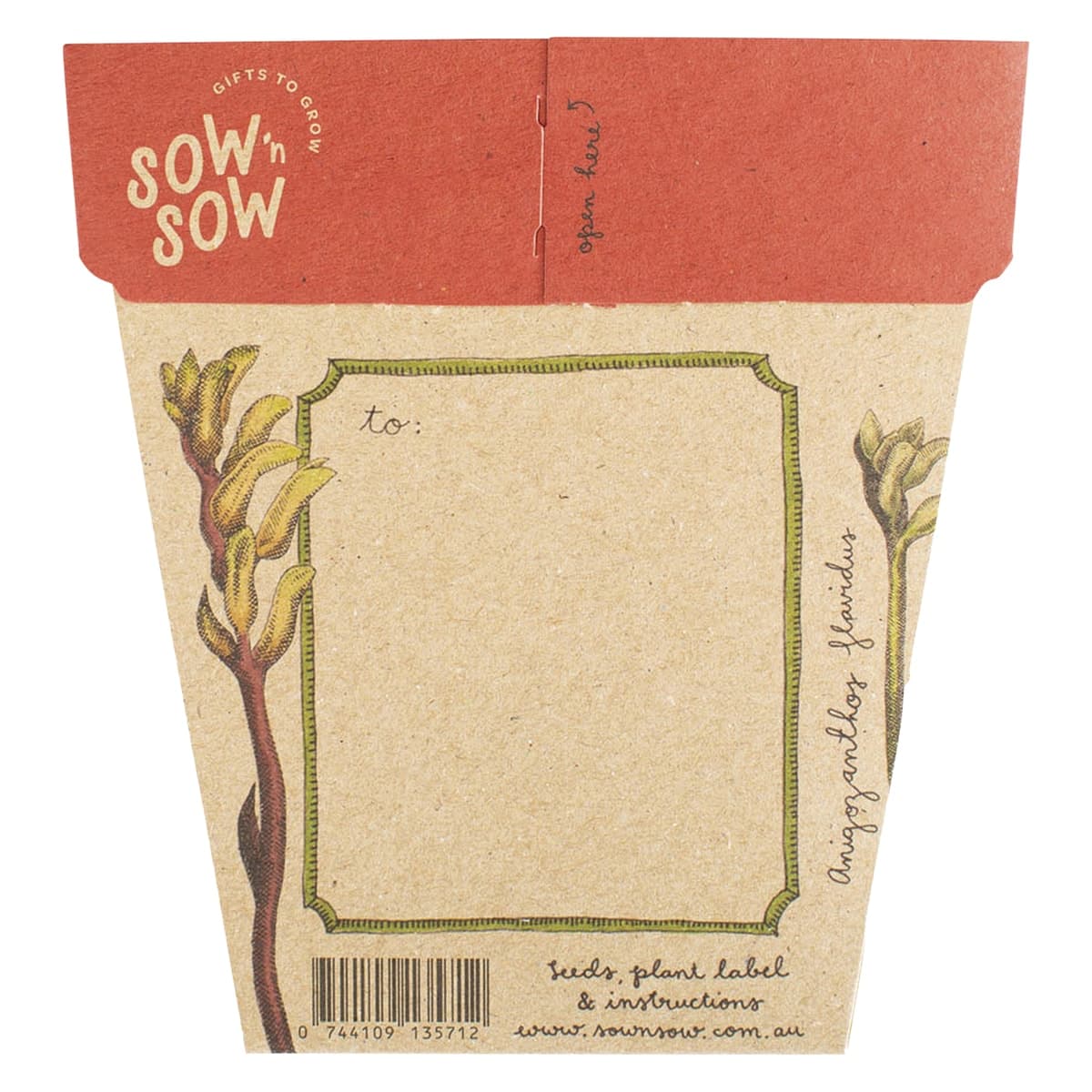 Thumbnail Sow 'n Sow Gift of Seeds Kangaroo Paw