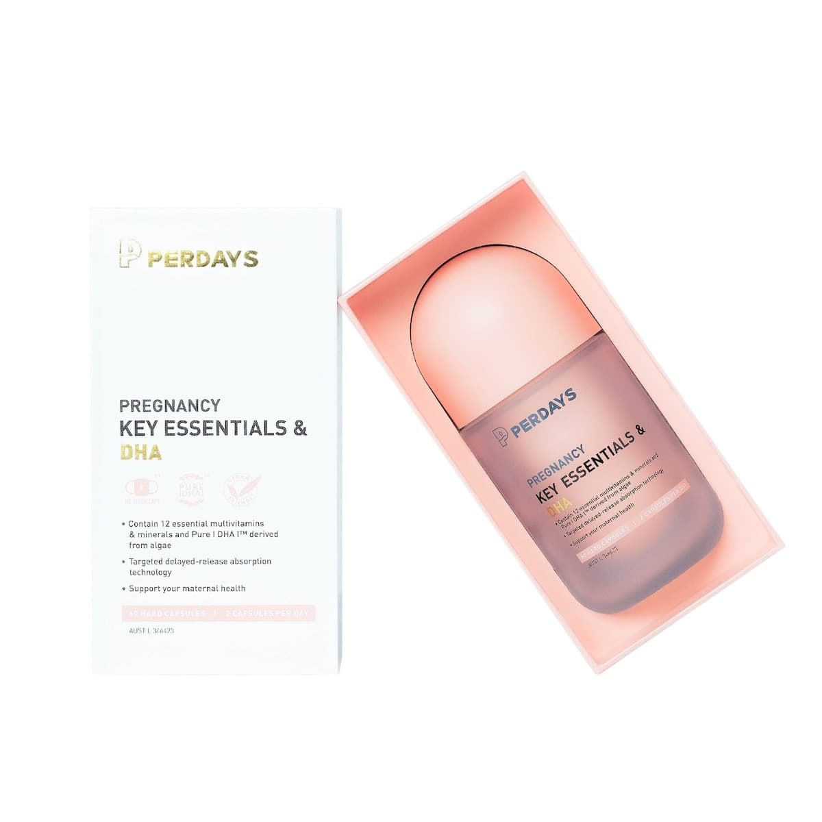 Thumbnail Perdays Pregnancy Key Essentials & DHA 60 capsules