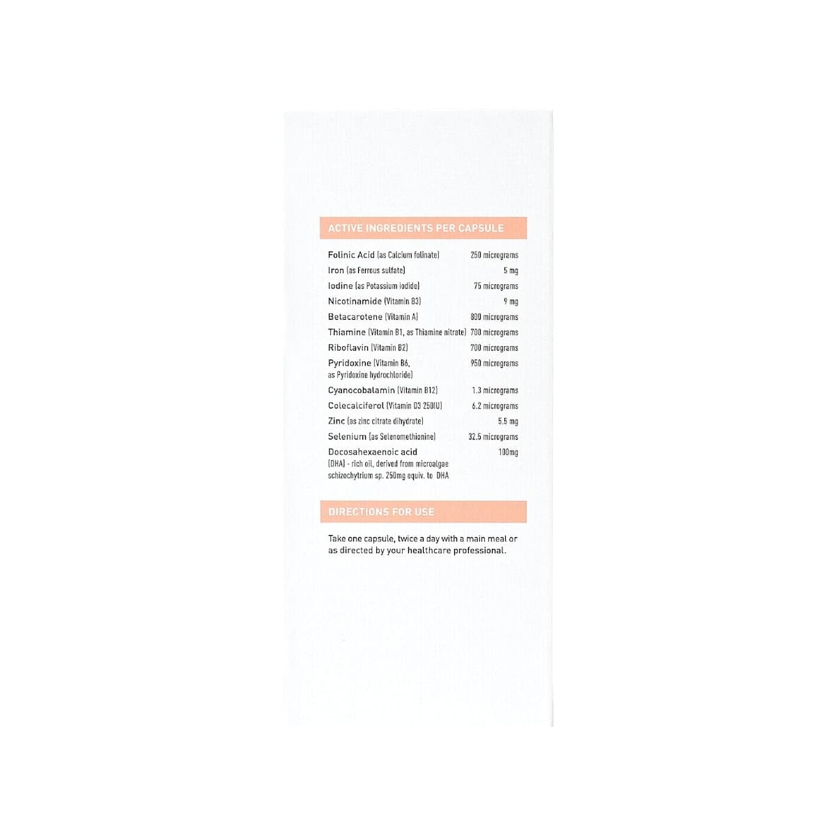 Thumbnail Perdays Pregnancy Key Essentials & DHA 60 capsules