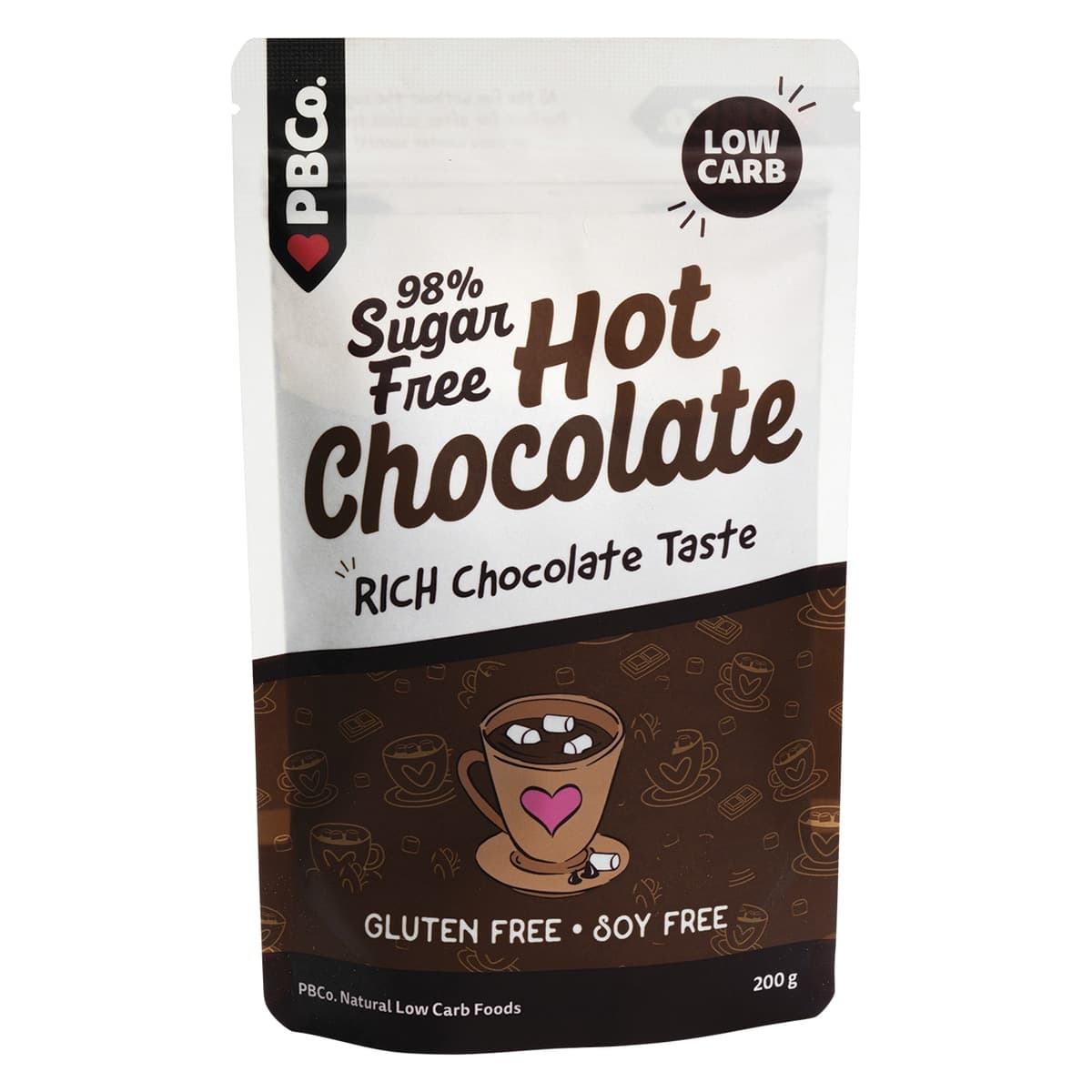 Thumbnail Pbco. Hot Chocolate 98% Sugar Free 200g