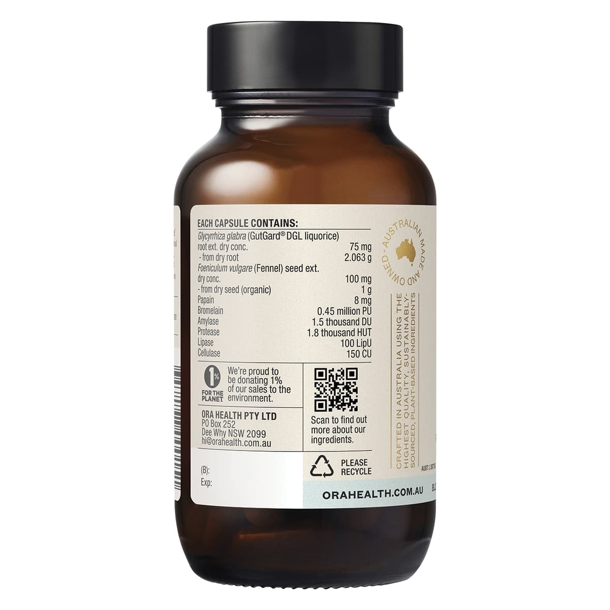 Thumbnail Ora Debloat & Digest+ 60 Capsules