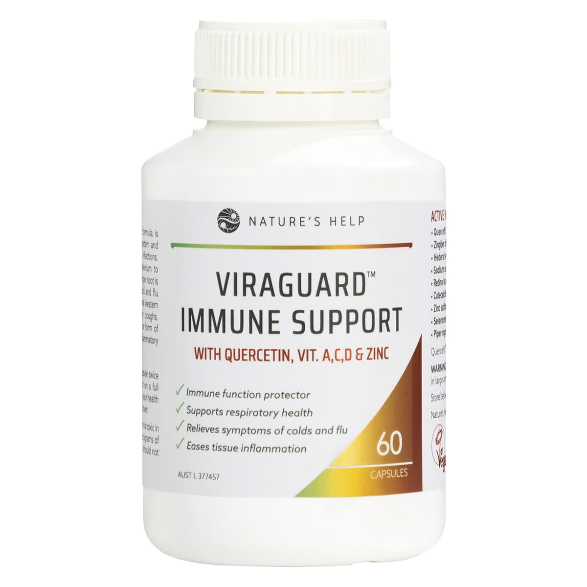 Thumbnail Nature's Help Viraguard Immune Support with Quercetin 60 Capsules