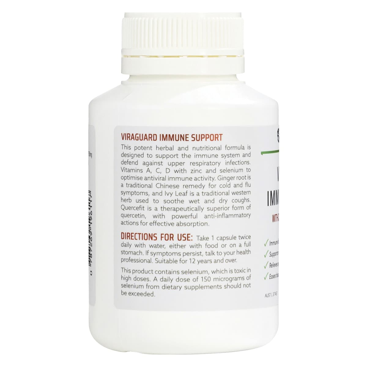 Thumbnail Nature's Help Viraguard Immune Support with Quercetin 60 Capsules