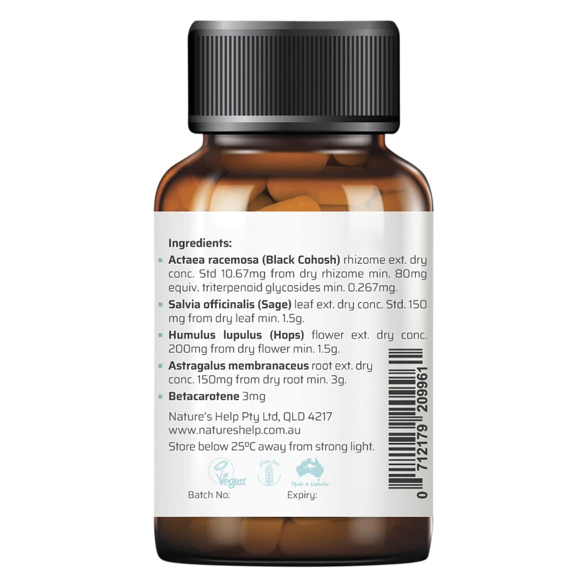 Thumbnail Nature's Help Meno Cool - Hot Flushes 60 Capsules