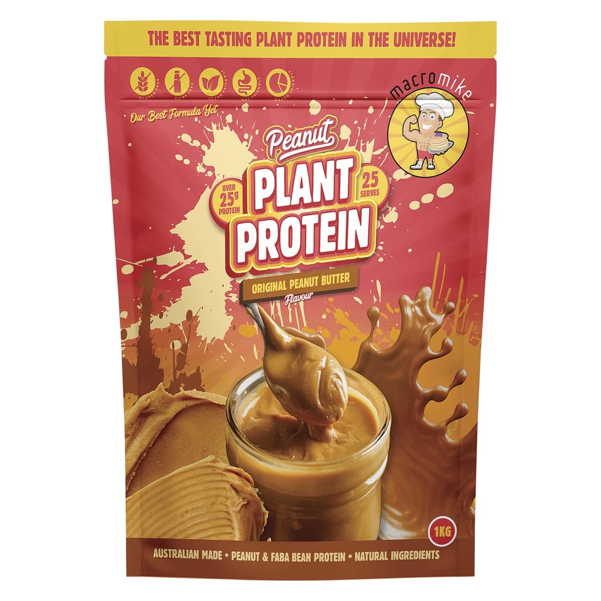 Thumbnail Macro Mike Plant Protein Original Peanut Butter 1kg
