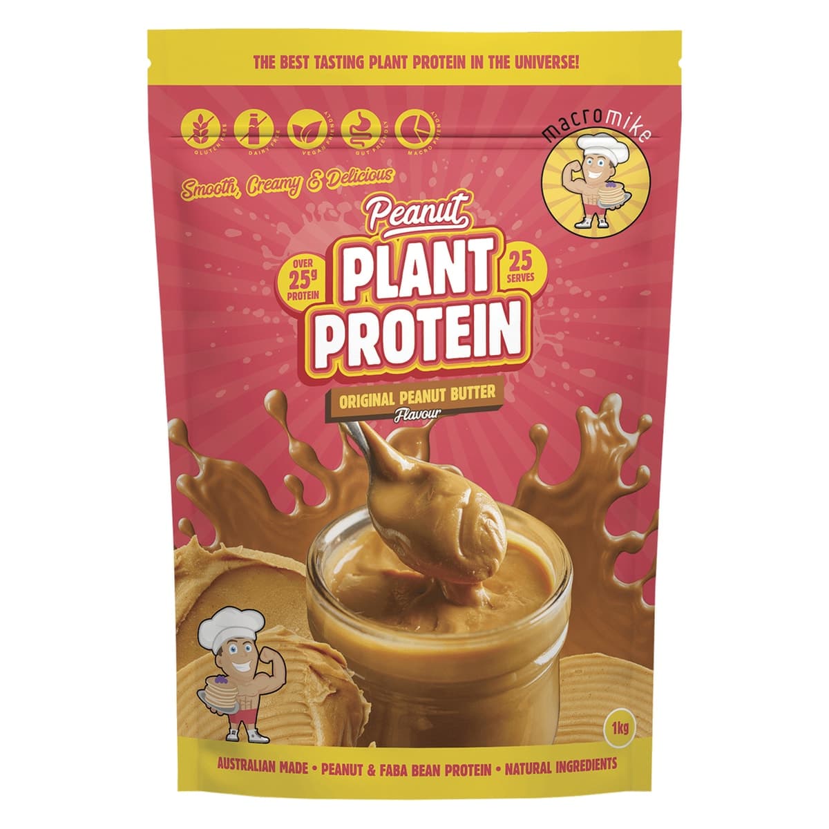 Thumbnail Macro Mike Plant Protein Original Peanut Butter 1kg