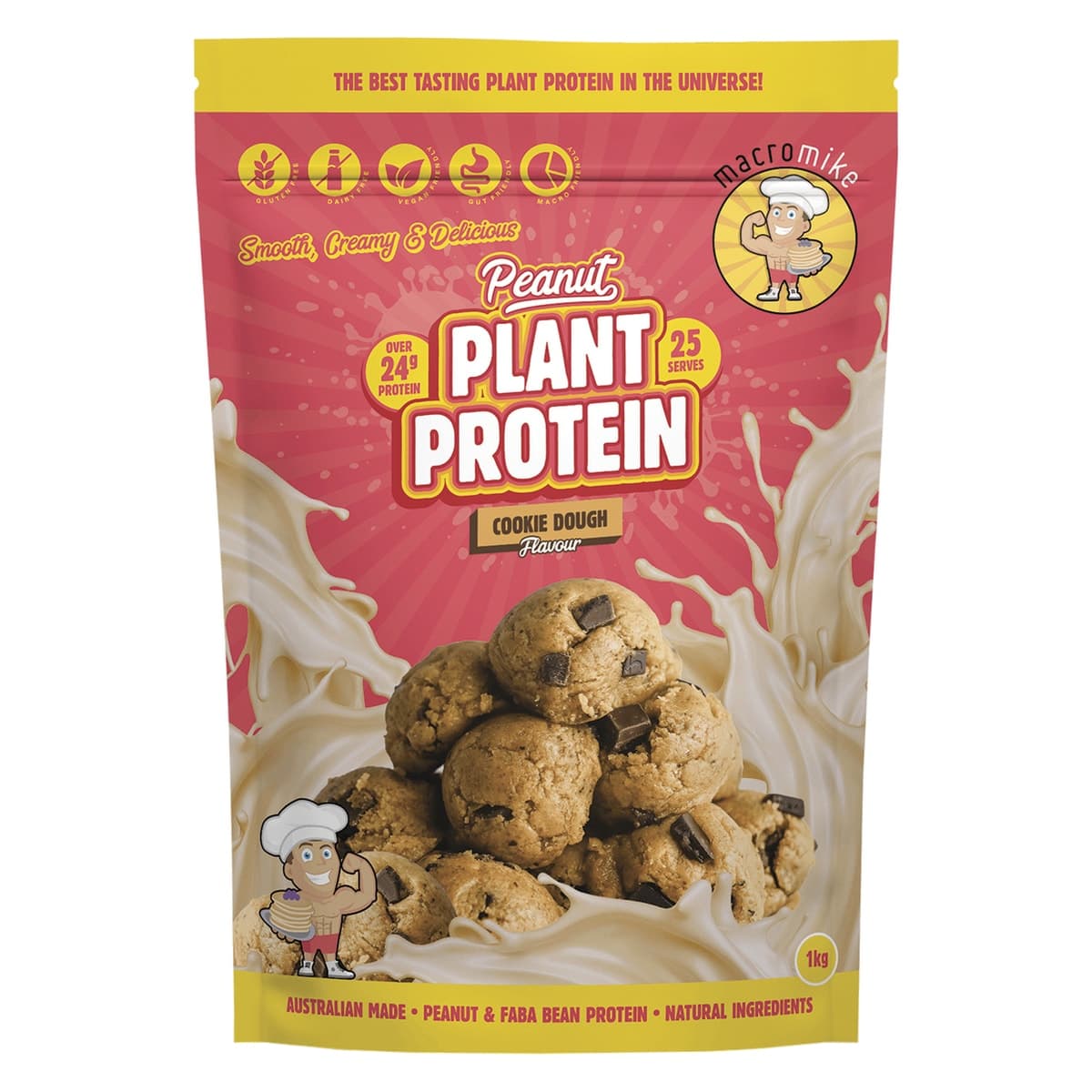 Thumbnail Macro Mike Peanut Plant Protein Cookie Dough 1kg