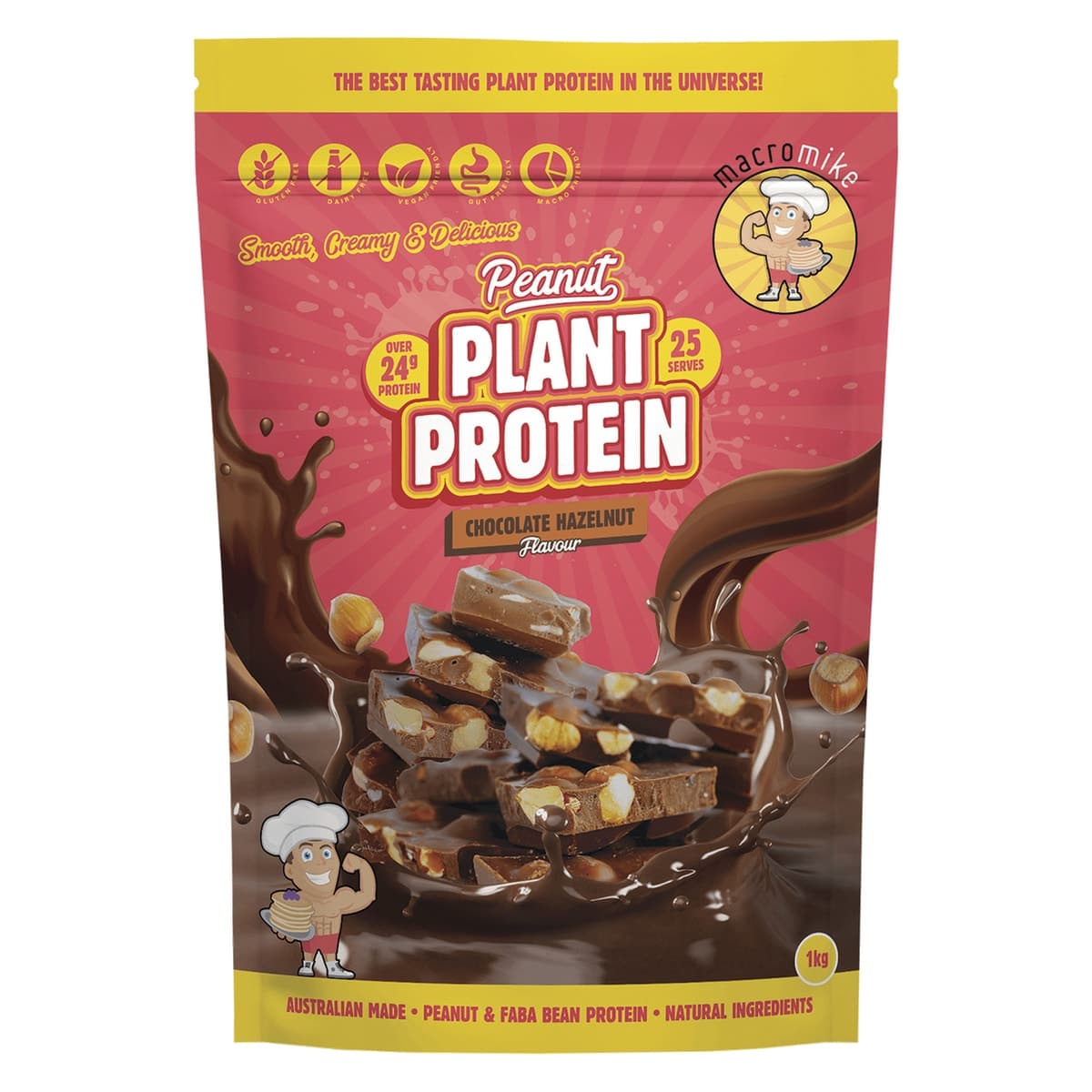 Thumbnail Macro Mike Peanut Plant Protein Chocolate Hazelnut 1kg