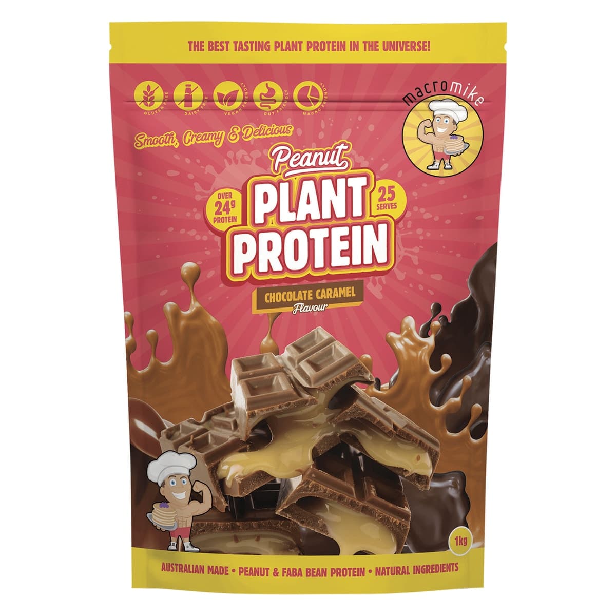 Thumbnail Macro Mike Peanut Plant Protein Chocolate Caramel 1kg