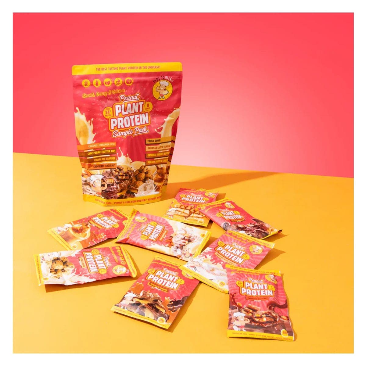 Thumbnail Macro Mike Peanut Plant Protein Sample Pack 8 x 40g