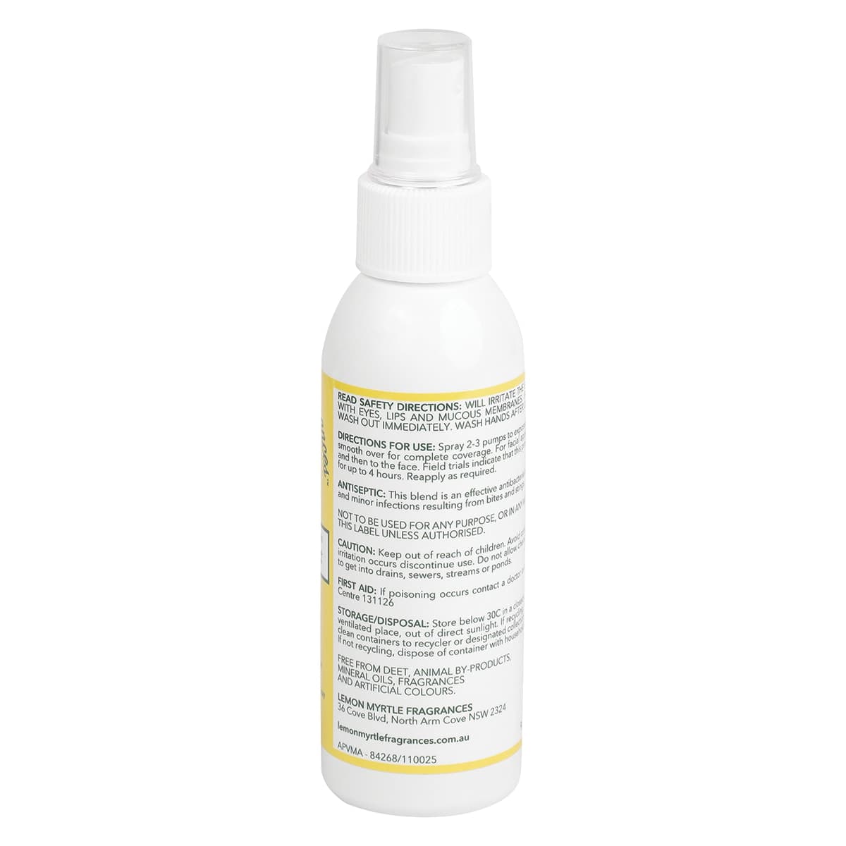 Thumbnail Lemon Myrtle Fragrances Natural Insect Repellent 125ml