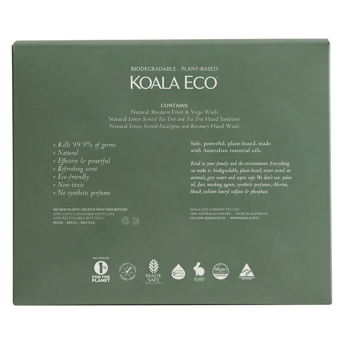 Thumbnail Koala Eco Gift Hand Wash Kitchen Cleaner & Dish Soap Gift Pack 3 x 500ml
