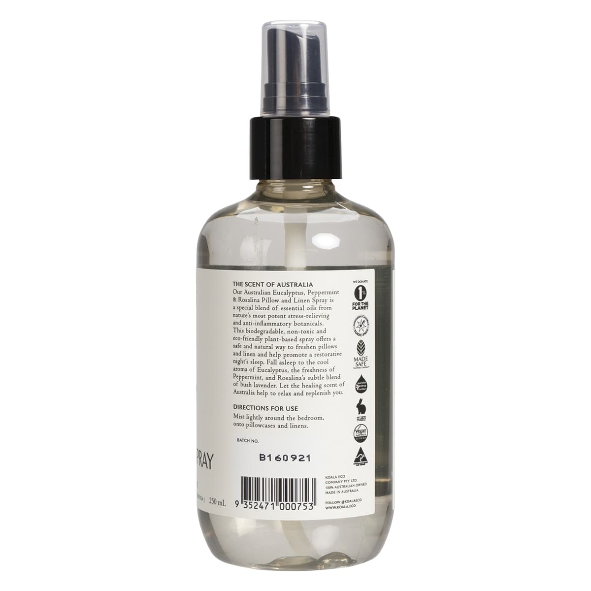 Thumbnail Koala Eco Pillow & Linen Spray Eucalyptus Peppermint & Rosalina 250ml