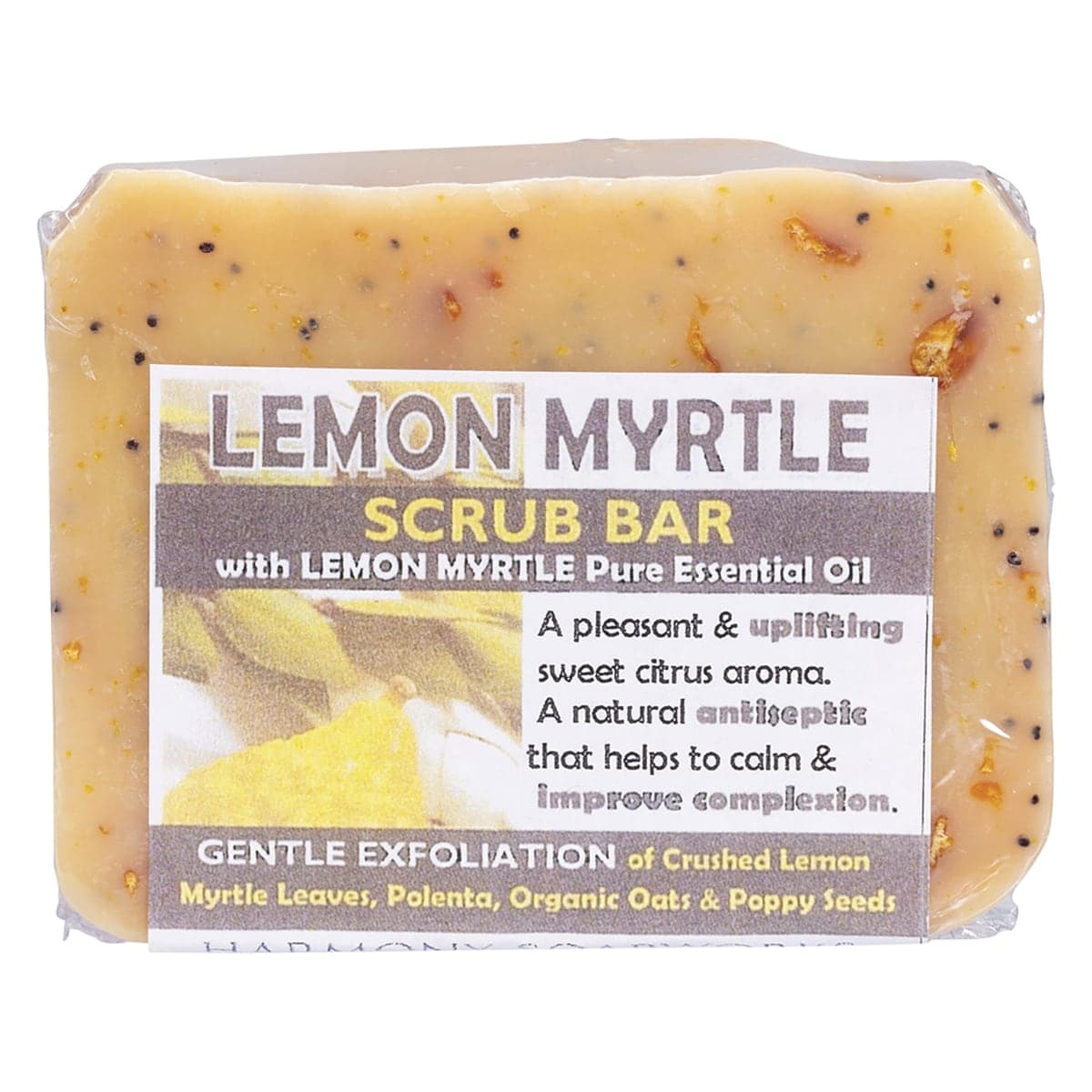 Thumbnail Harmony Soapworks Soap Scrub Bar Lemon Myrtle 140g