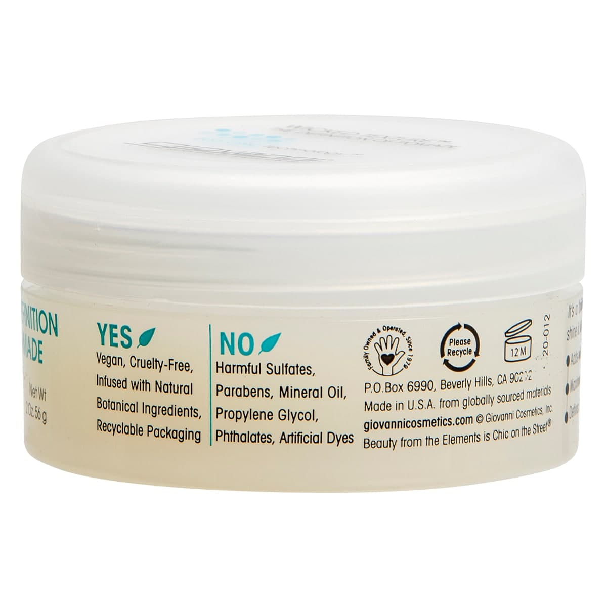 Thumbnail Giovanni Organic Hair Styling Wicked Wax Pomade 57g