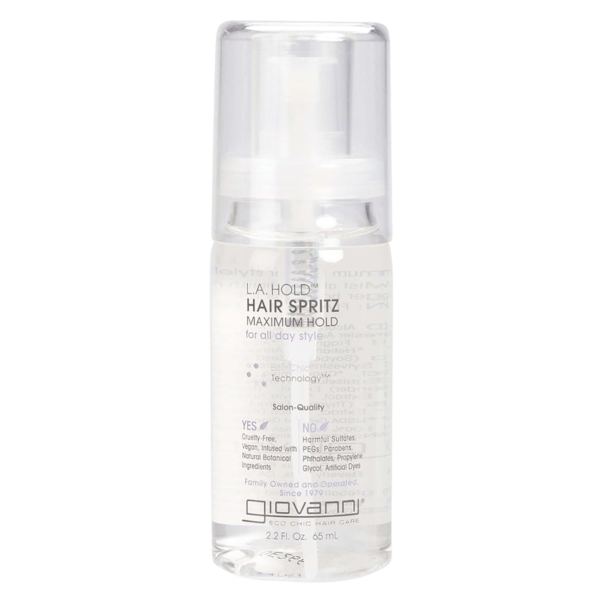 Thumbnail Giovanni Hair Spritz LA Hold Maximum Hold 65ml