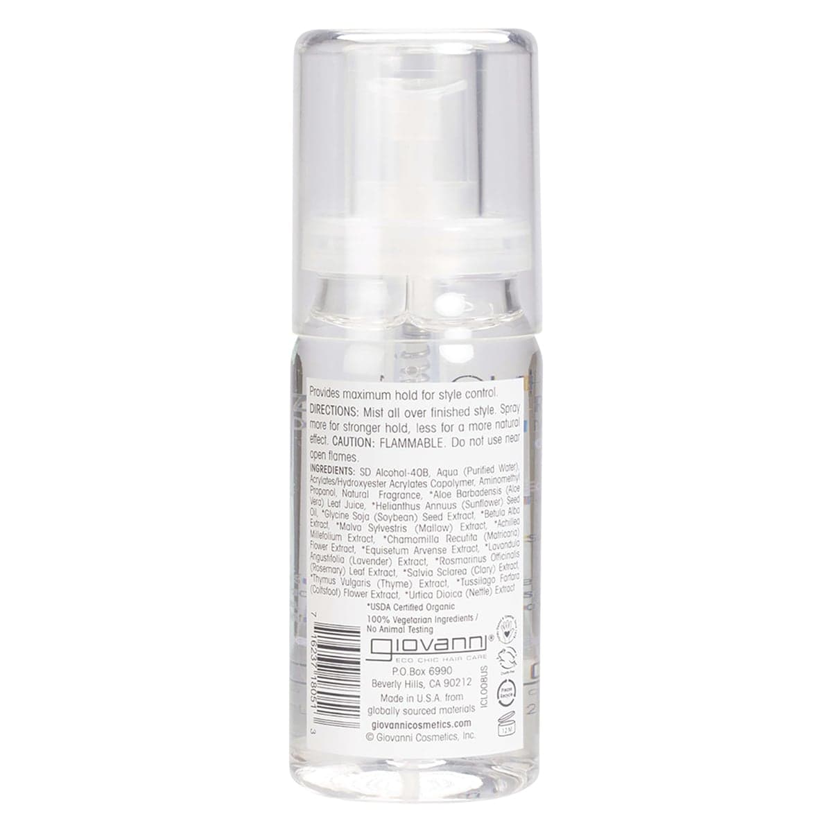 Thumbnail Giovanni Hair Spritz LA Hold Maximum Hold 65ml