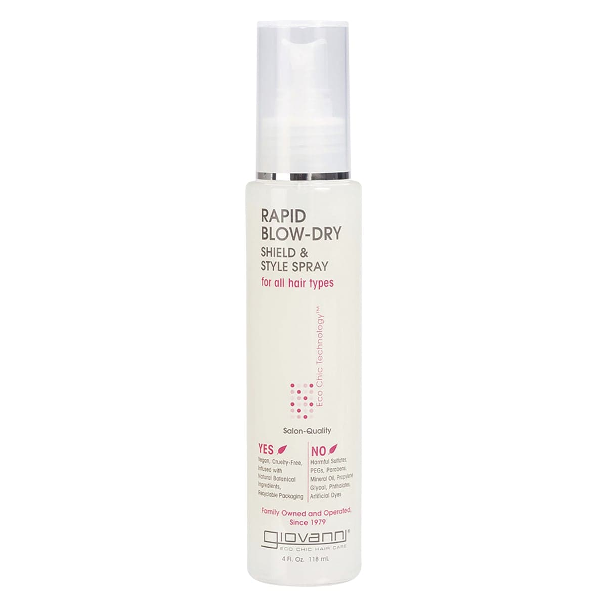 Thumbnail Giovanni Rapid Blow-Dry Hair Shield & Style Spray 118ml