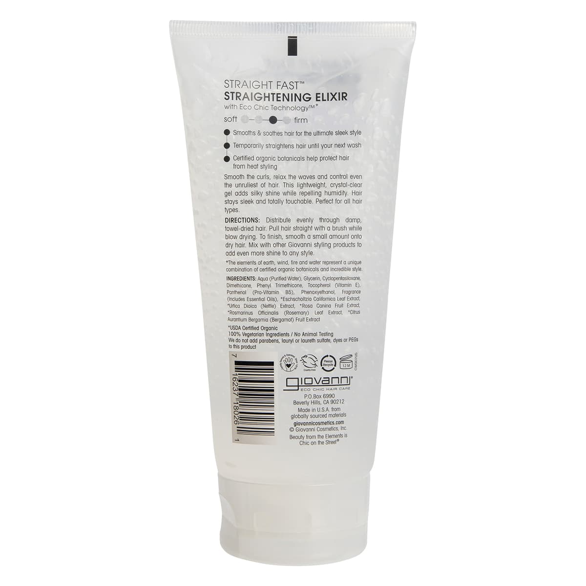 Thumbnail Giovanni Straight Fast Hair Straightening Elixir 200ml