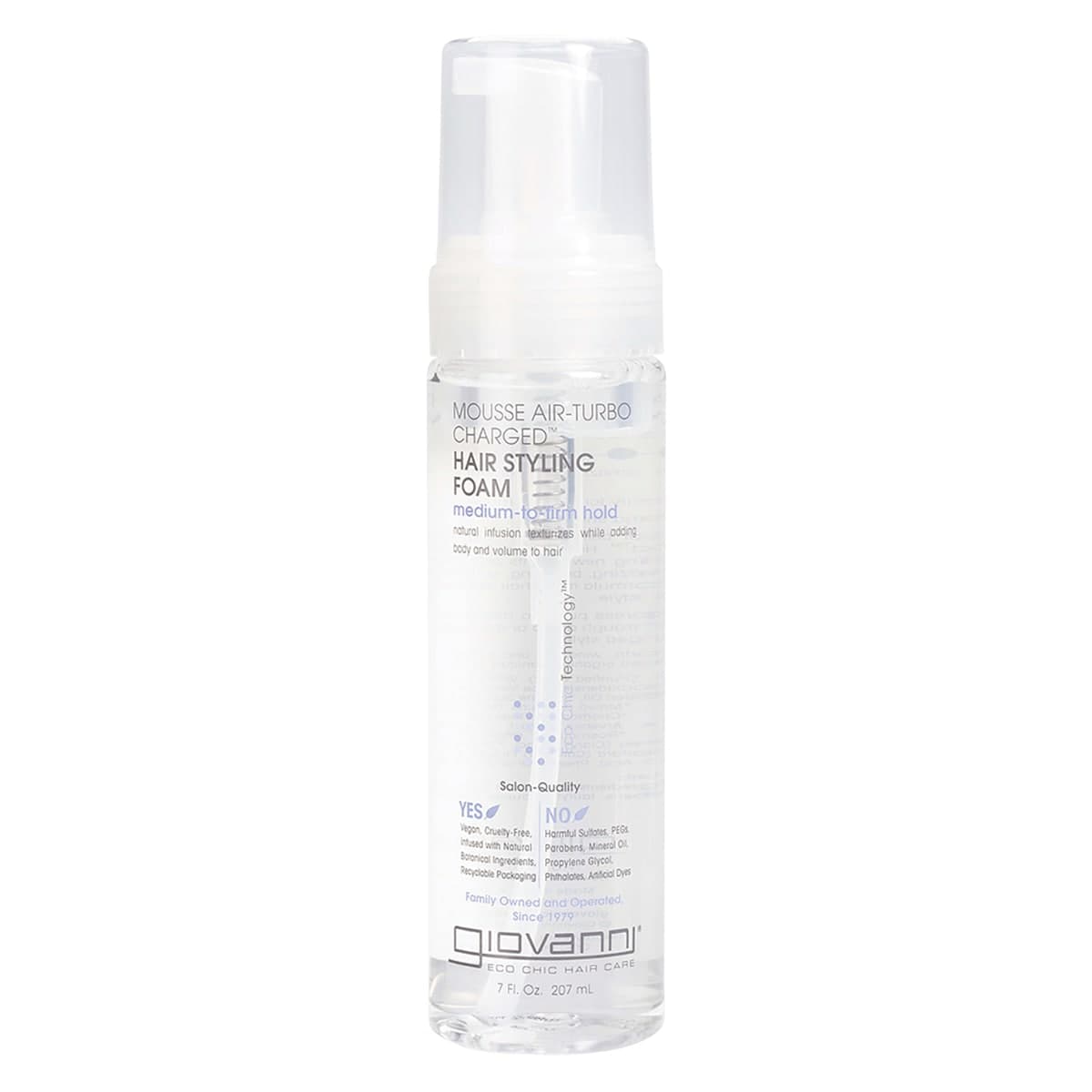 Thumbnail Giovanni Mousse Air Turbo Charged Hair Styling Foam 207ml
