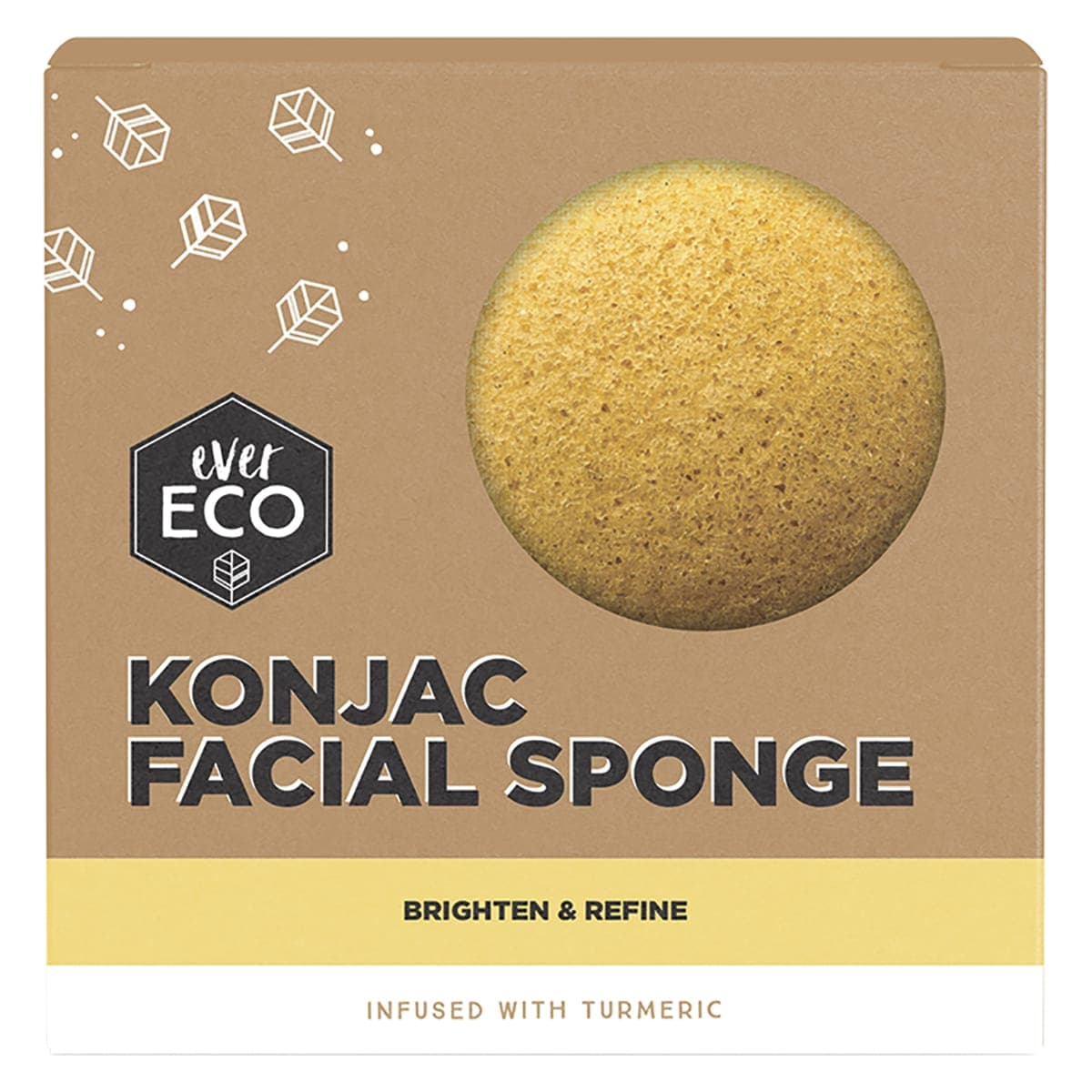 Thumbnail Ever Eco Konjac Facial Sponge Turmeric 1 Pack