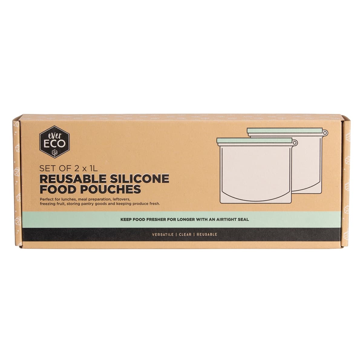 Thumbnail Ever Eco Reusable Silicone Food Pouch 1L