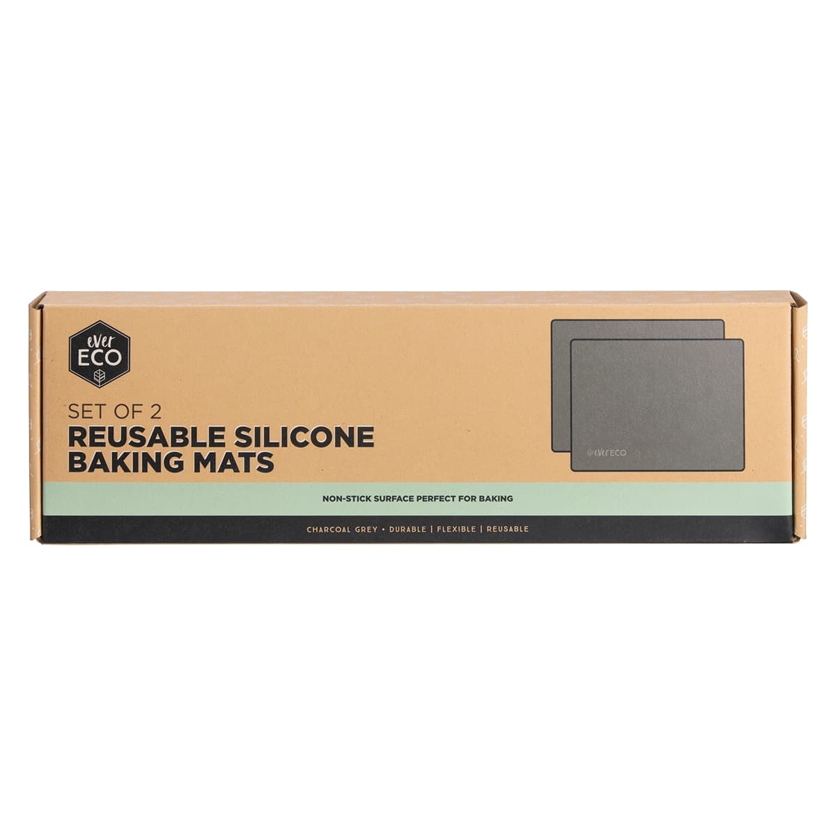 Thumbnail Ever Eco Reusable Silicone Baking Mats 2 Pack