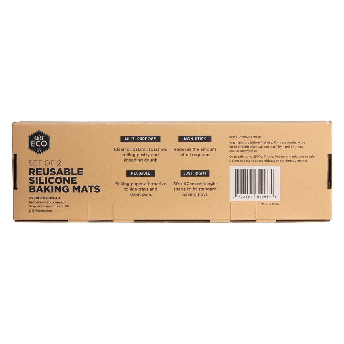 Thumbnail Ever Eco Reusable Silicone Baking Mats 2 Pack