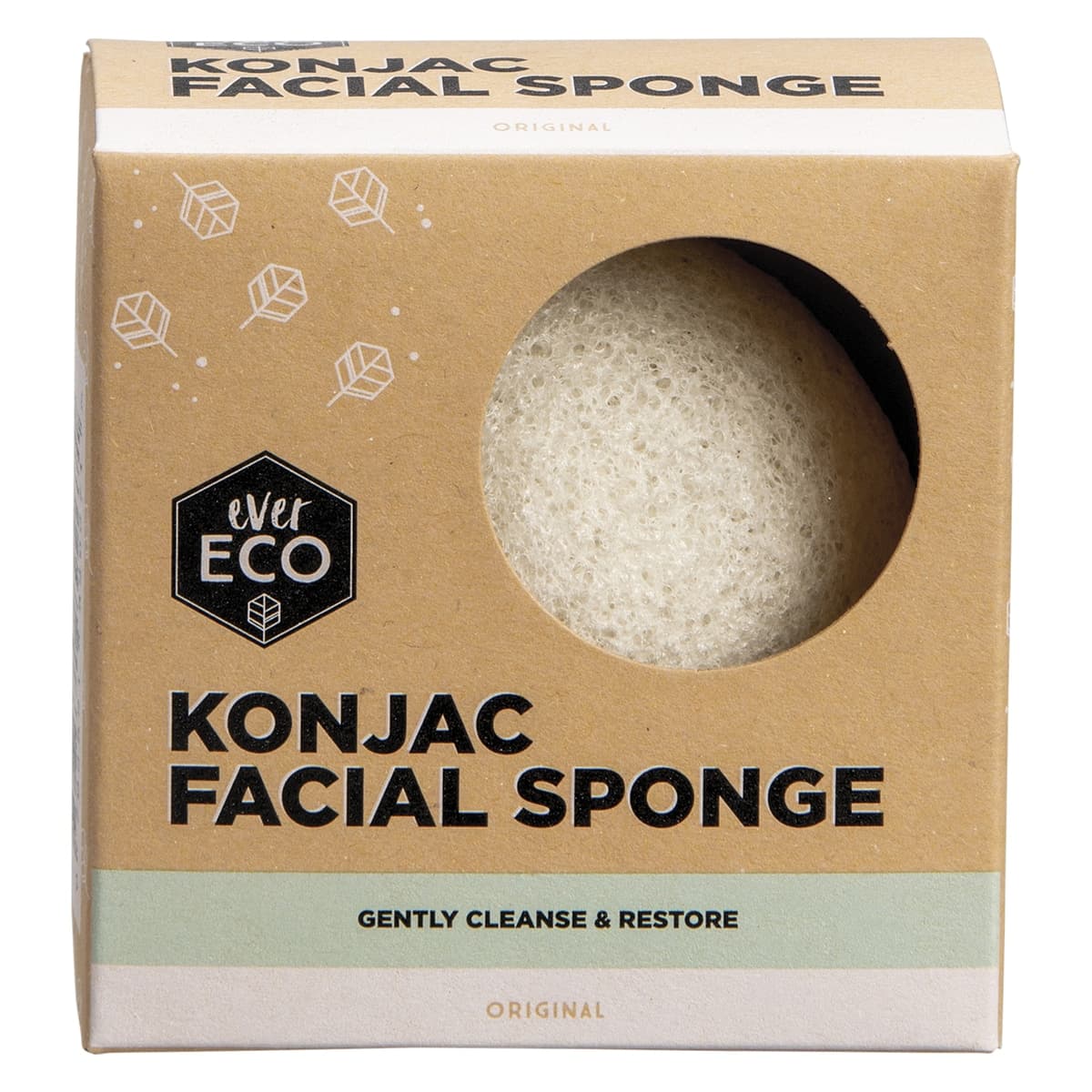 Thumbnail Ever Eco Konjac Facial Sponge Original 1 Pack