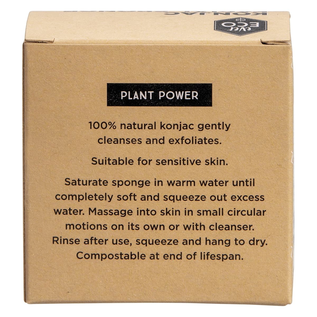 Thumbnail Ever Eco Konjac Facial Sponge Original 1 Pack