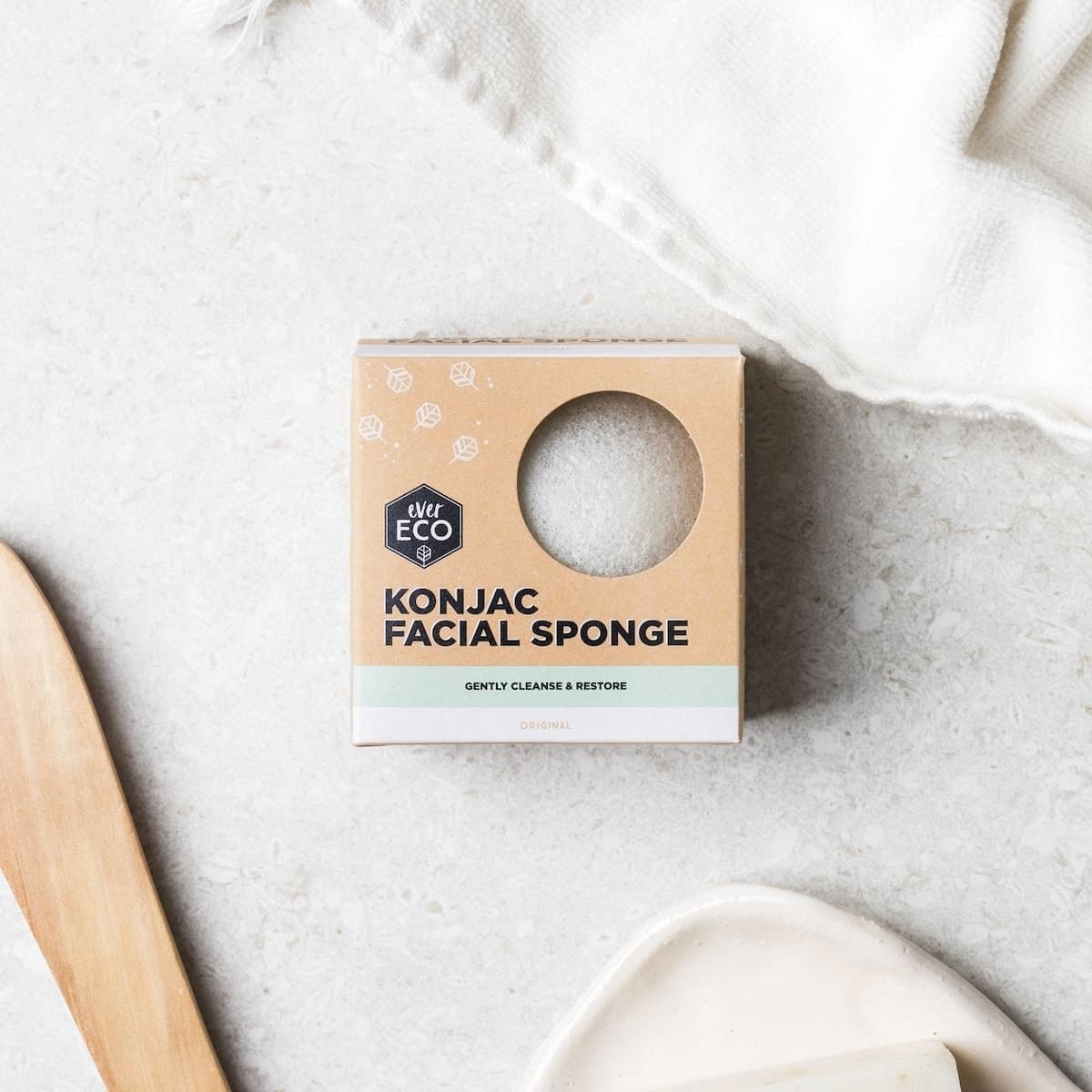 Thumbnail Ever Eco Konjac Facial Sponge Original 1 Pack