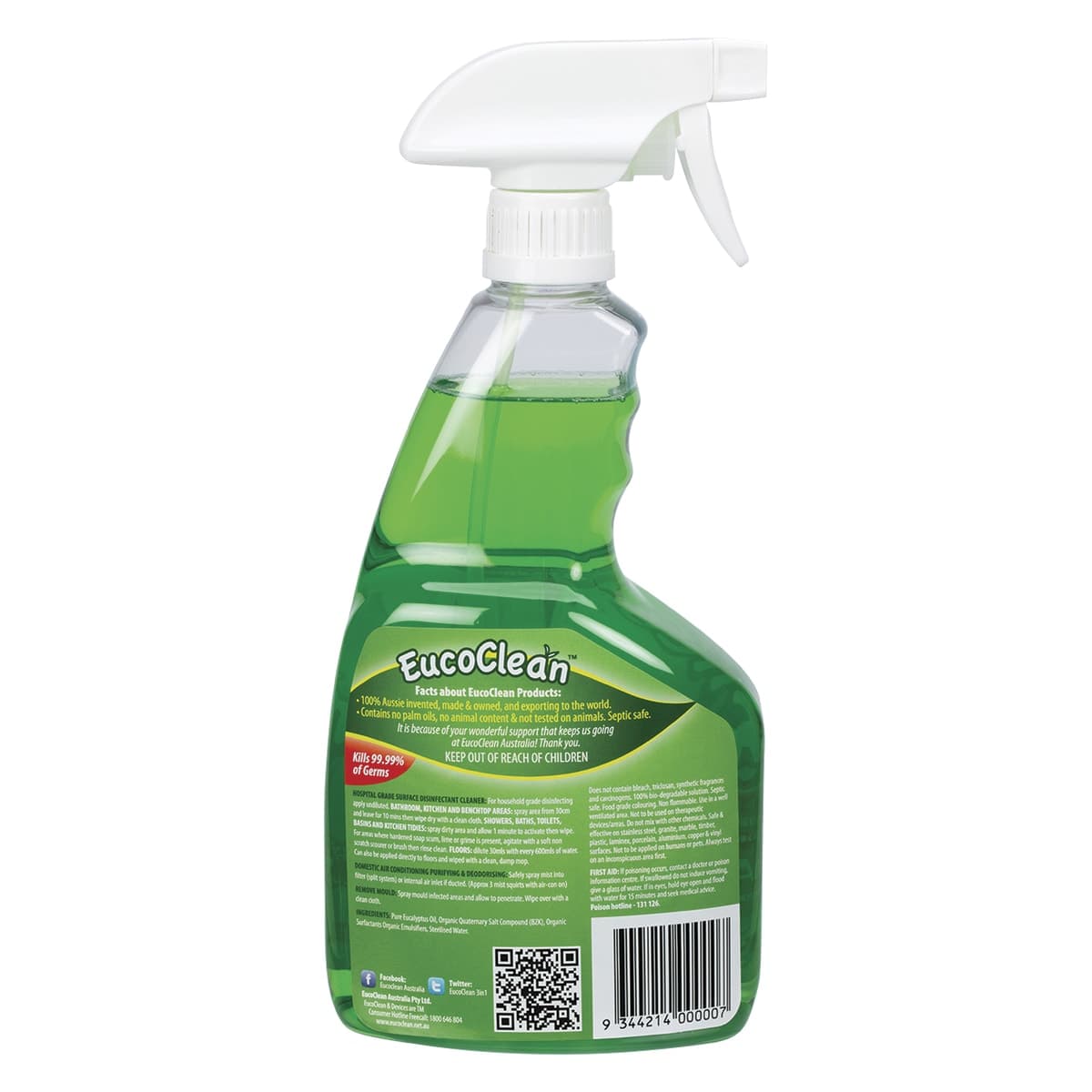 Thumbnail Eucoclean 3-In-1 Anti-Bacterial Spray 750ml