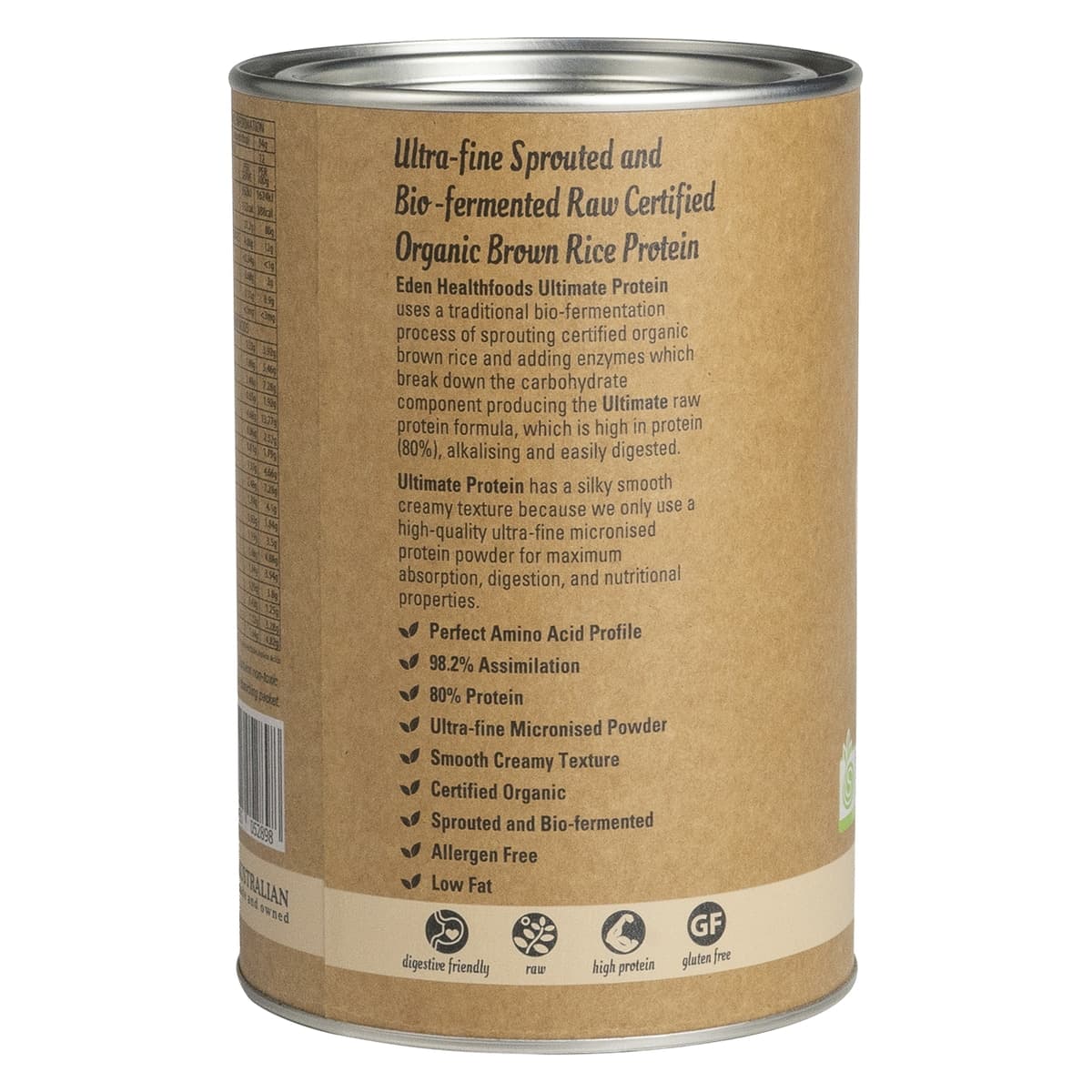 Thumbnail Eden Healthfoods Ultimate Vegan Rice Protein Natural 400g