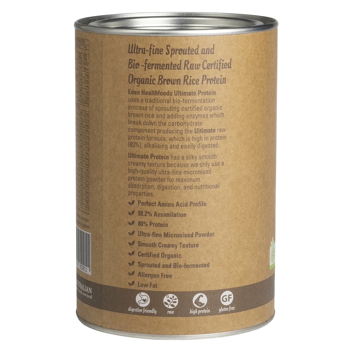 Thumbnail Eden Healthfoods Ultimate Vegan Rice Protein Chocolate 400g