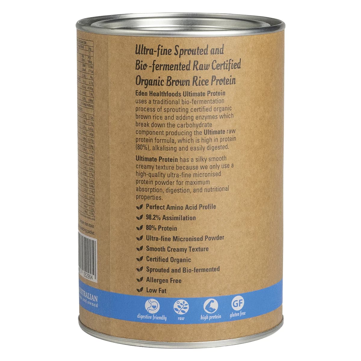 Thumbnail Eden Healthfoods Ultimate Vegan Rice Protein Vanilla 400g