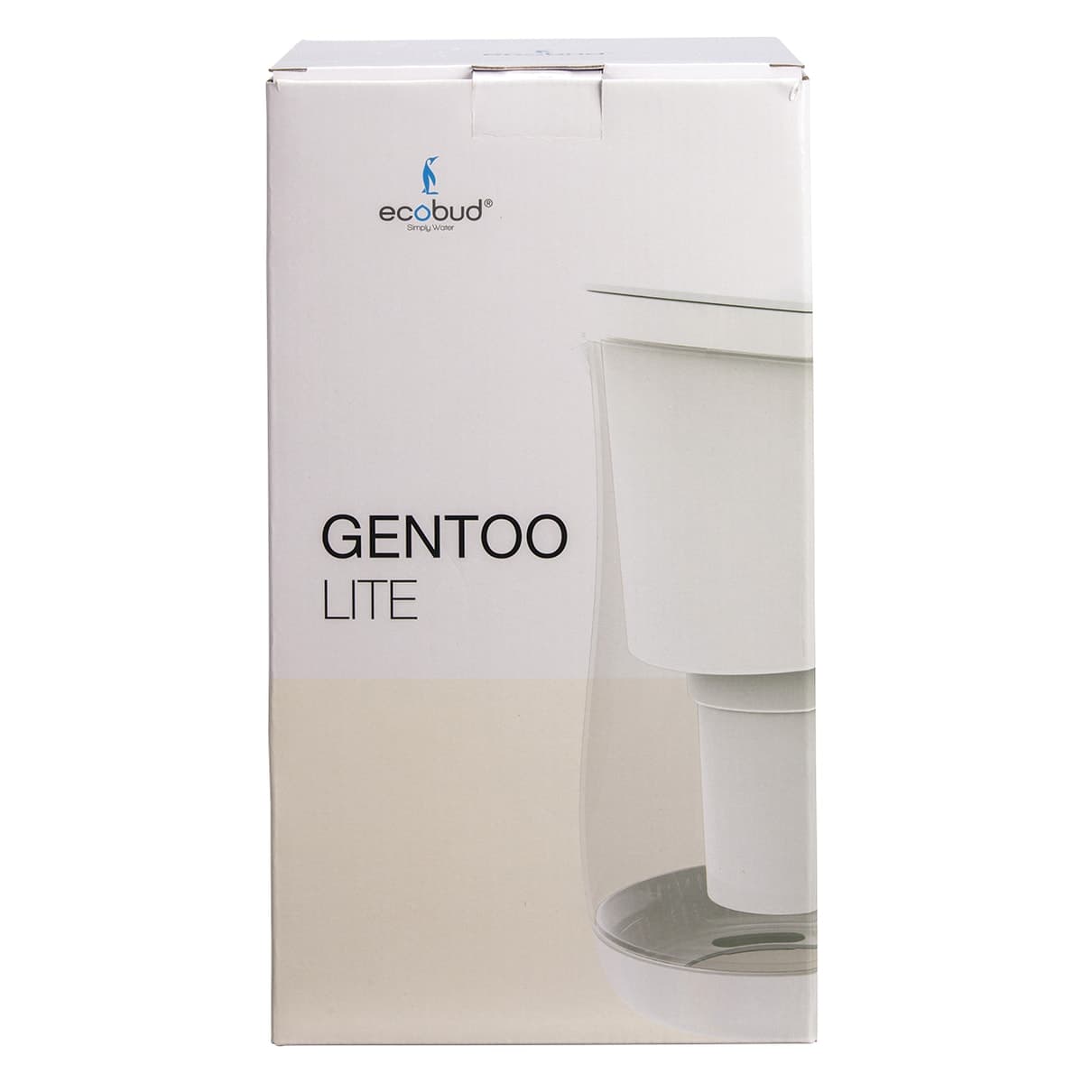 Thumbnail Ecobud Gentoo Lite Alkaline Water Filter Jug White 1.5L
