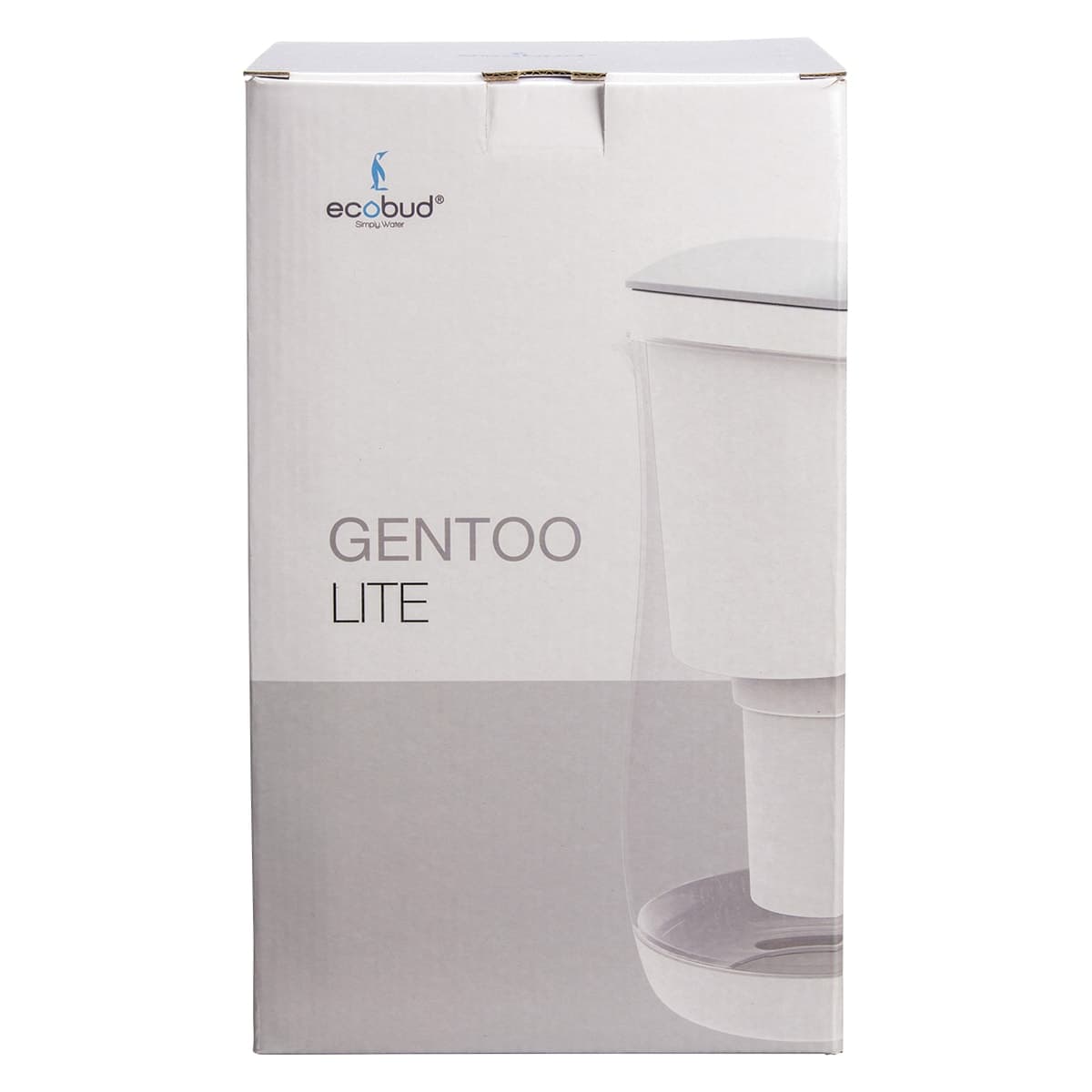 Thumbnail Ecobud Gentoo Lite Alkaline Water Filter Jug Grey & White 1.5L