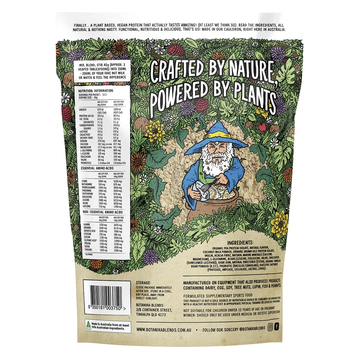 Thumbnail Botanika Blends Plant Protein Vanilla Cake Batter 500g