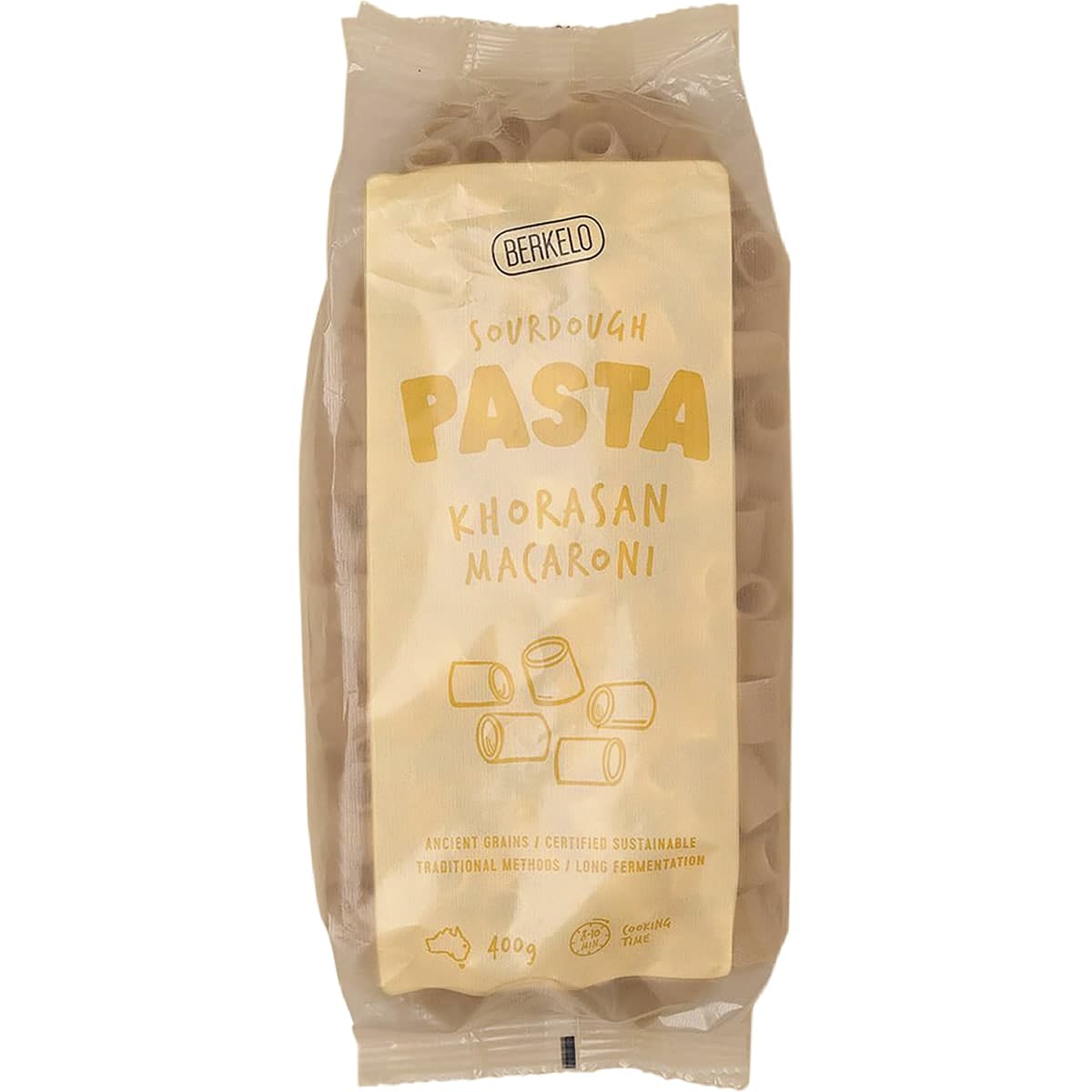 Thumbnail Berkelo Sourdough Pasta Khorasan Macaroni 400g