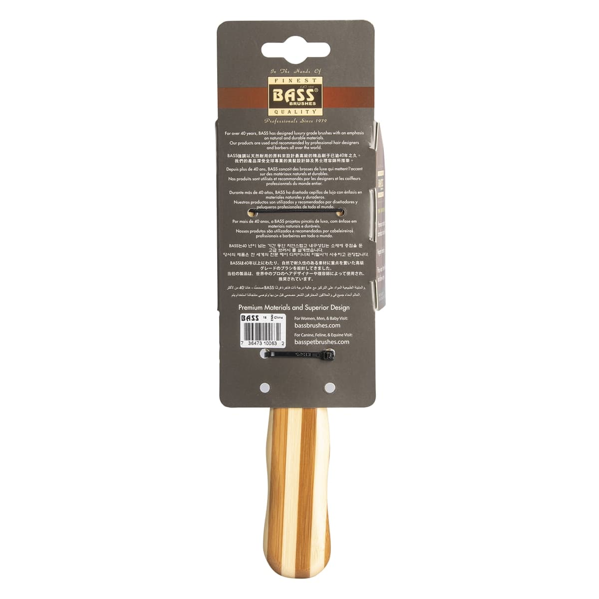 Thumbnail Bass Brushes Bamboo Hair Brush Large Oval