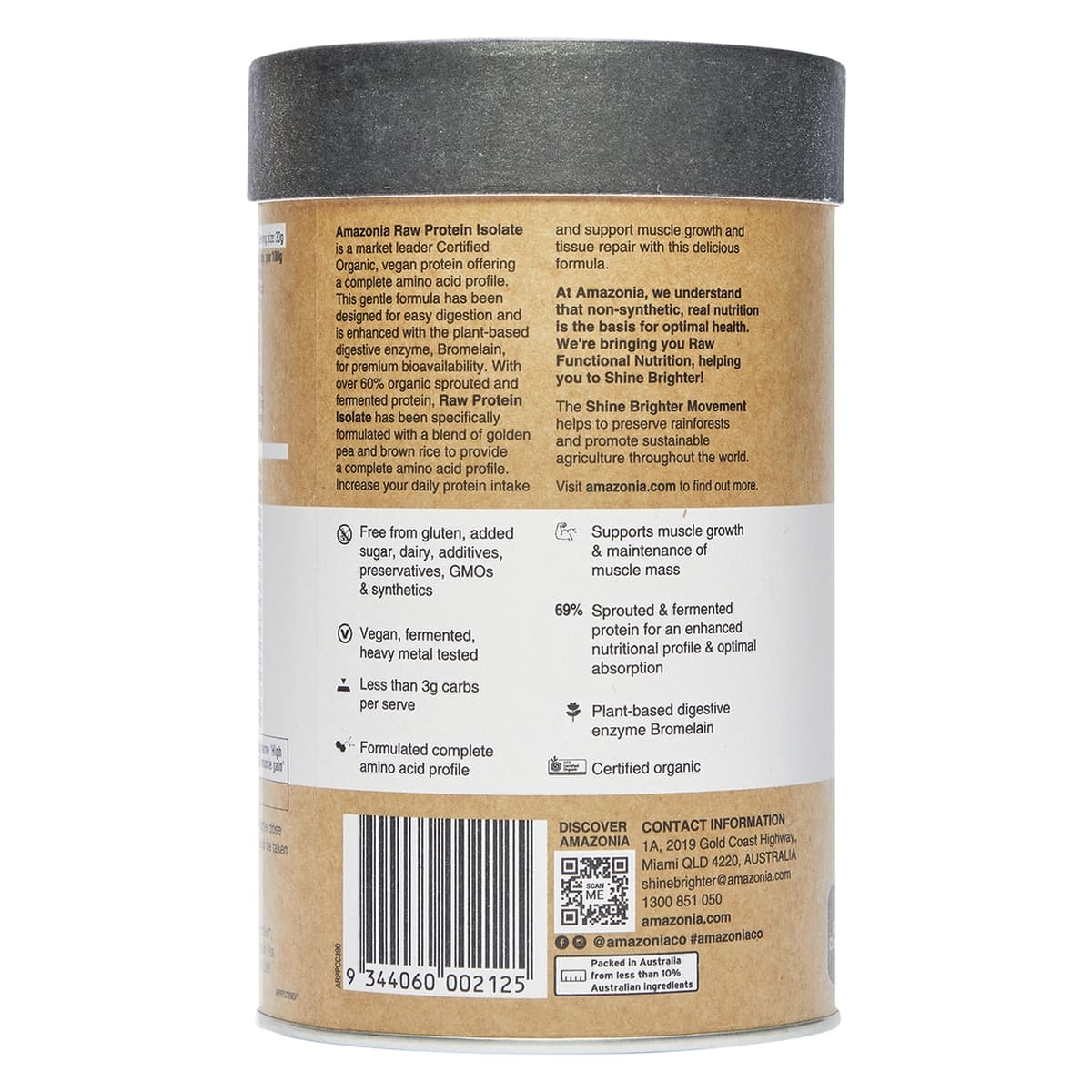 Thumbnail Amazonia Raw Protein Isolate Choc Coconut 390g