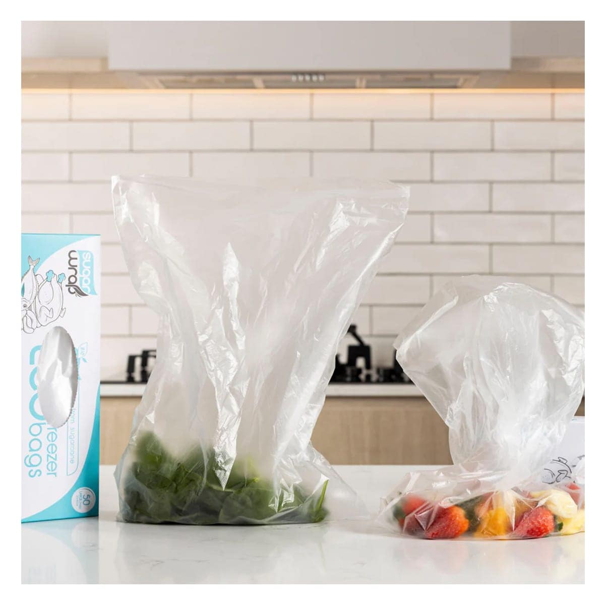 Thumbnail Sugarwrap Eco Freezer Bags Medium 50 Pack