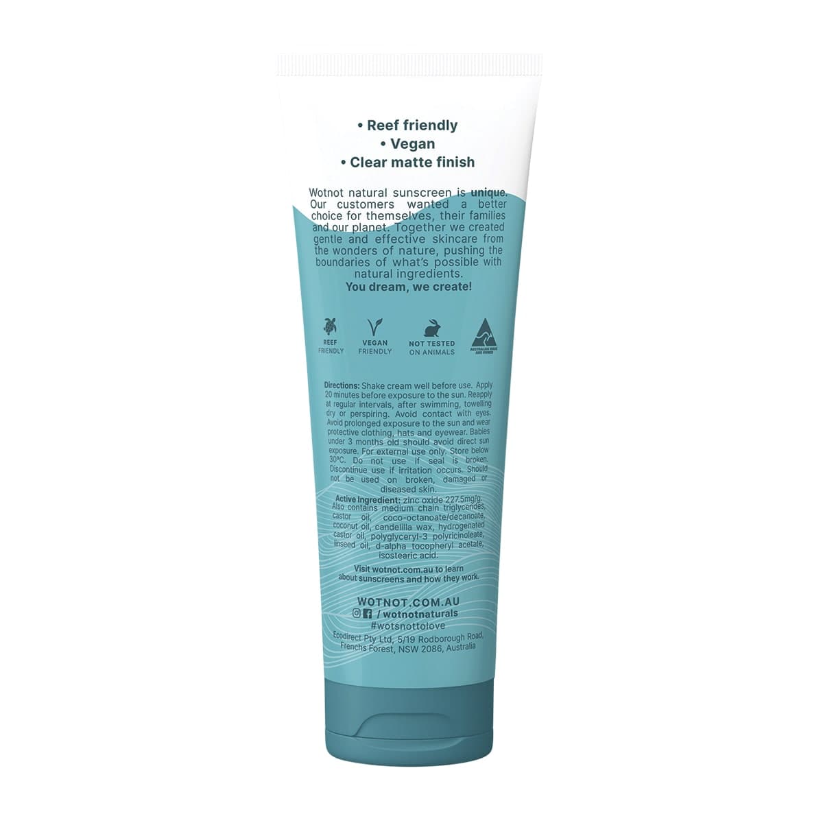 Thumbnail Wotnot Natural Sunscreen SPF 50+ 125g