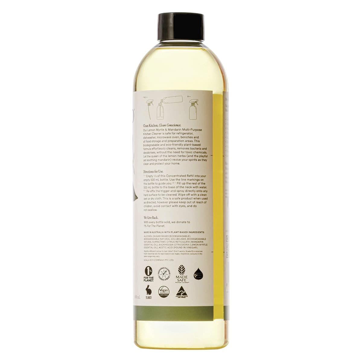 Thumbnail Koala Eco Concentrated Multi-Purpose Kitchen Cleaner Mandarin 500ml