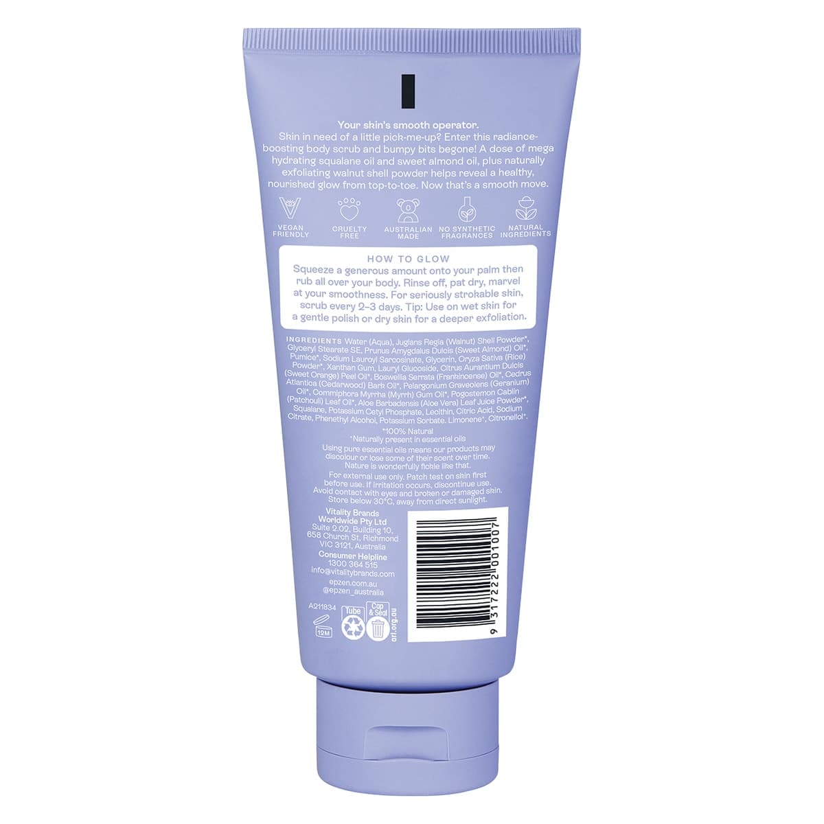 Thumbnail Epzen Energise Glow Exfoliating Body Scrub 200ml