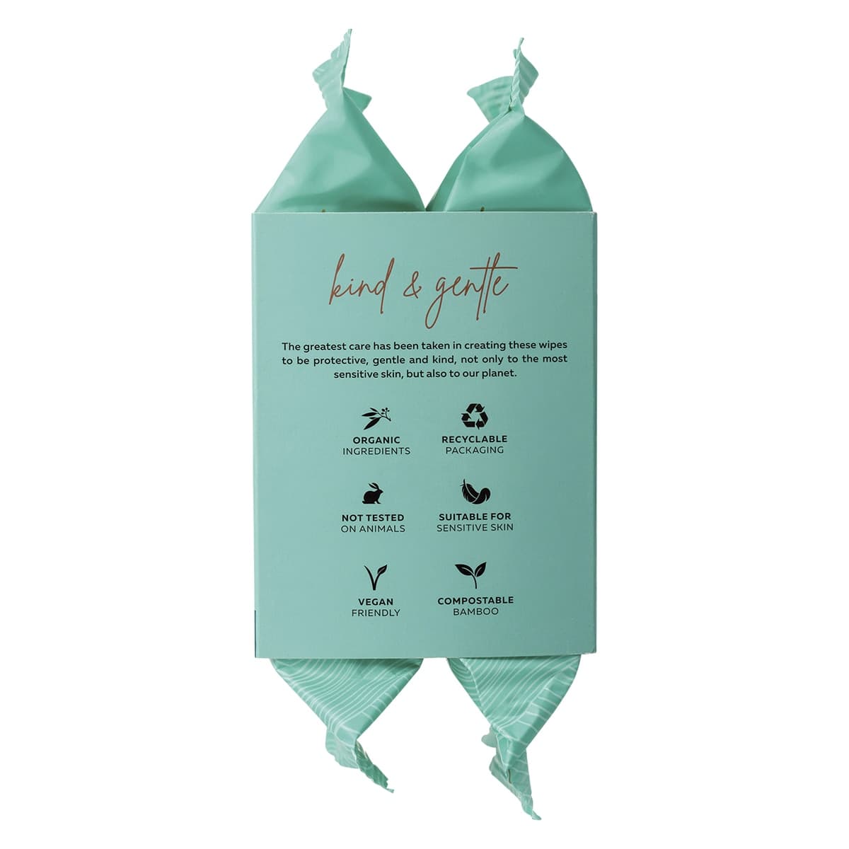 Thumbnail Wotnot Natural Sensitive Skin Face Wipes 2 x 25 Pack