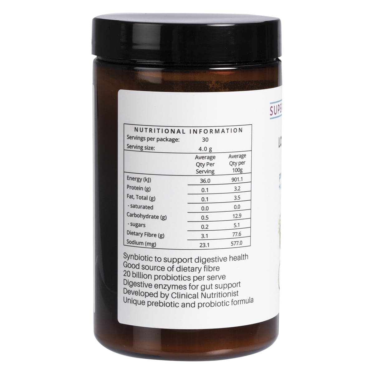 Thumbnail Supercharged Food Love Your Gut Synbiotic Powder 120g