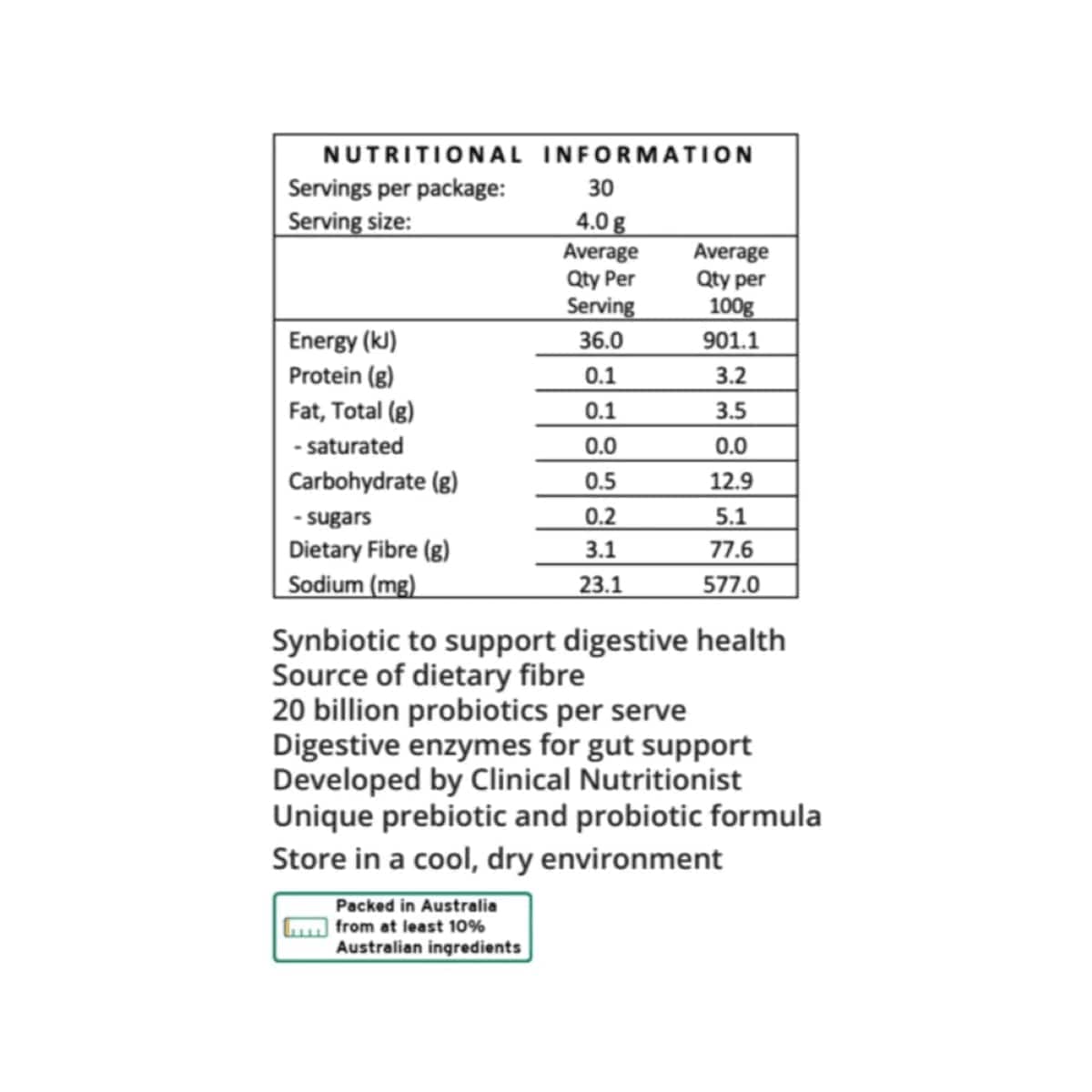 Thumbnail Supercharged Food Love Your Gut Synbiotic Powder 120g
